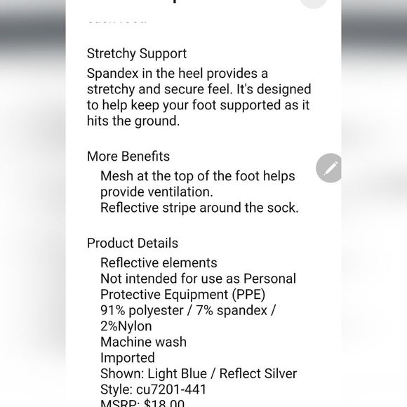 Nike Dri-Fit Spark Cushioned Ankle Sock - Picture 6 of 8